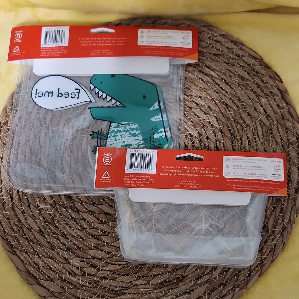 REUSABLE SANDWICH AND SNACK BAGS. - Picture 7 of 9